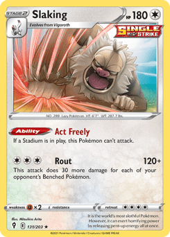 Slaking 131/203 — Evolving Skies