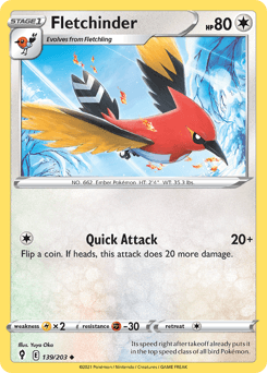 Fletchinder 139/203 — Evolving Skies