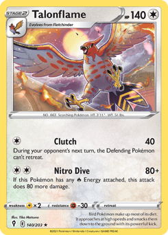 Talonflame 140/203 — Evolving Skies