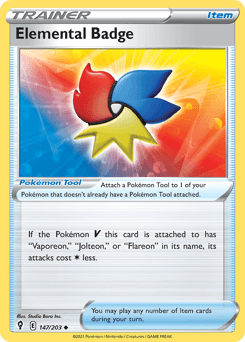 Elemental Badge 147/203 — Evolving Skies