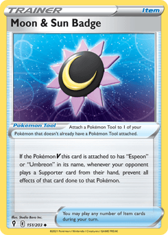 Moon & Sun Badge 151/203 — Evolving Skies