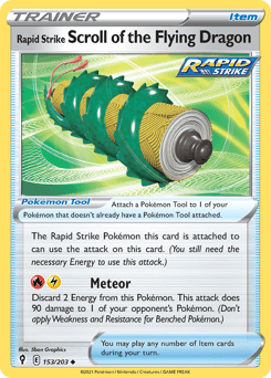 Rapid Strike Scroll of the Flying Dragon 153/203 — Evolving Skies
