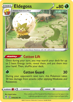 Eldegoss 16/203 — Evolving Skies