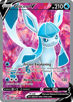 Glaceon V 174/203 — Evolving Skies