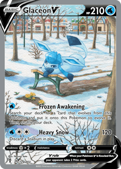 Glaceon V 175/203 — Evolving Skies