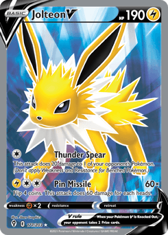 Jolteon V 177/203 — Evolving Skies