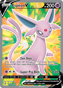 Espeon V 179/203 — Evolving Skies