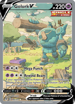 Golurk V 182/203 — Evolving Skies