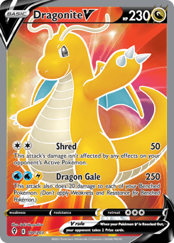 Dragonite V 191/203 — Evolving Skies