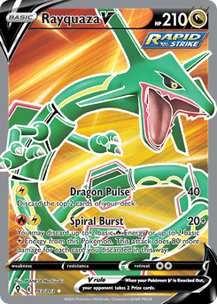 Rayquaza V 193/203 — Evolving Skies