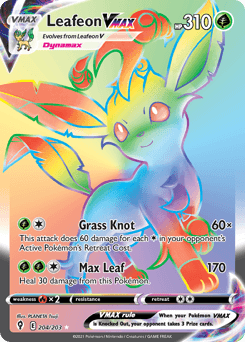 Leafeon VMAX 204/203 — Evolving Skies
