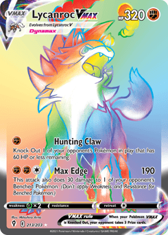 Lycanroc VMAX 213/203 — Evolving Skies
