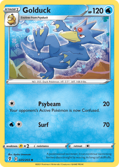 Golduck 25/203 — Evolving Skies