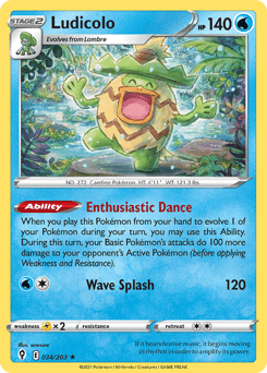 Ludicolo 34/203 — Evolving Skies