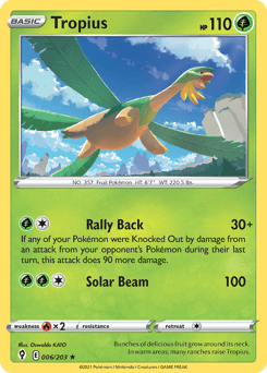 Tropius 6/203 — Evolving Skies