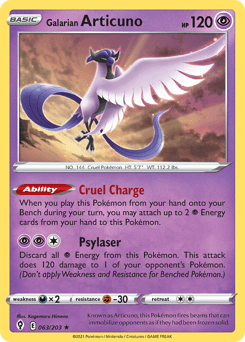 Galarian Articuno 63/203 — Evolving Skies
