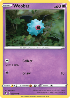 Woobat 68/203 — Evolving Skies