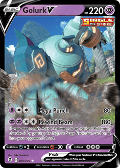 Golurk V 70/203 — Evolving Skies