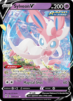 Sylveon V 74/203 — Evolving Skies