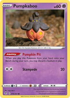 Pumpkaboo 76/203 — Evolving Skies