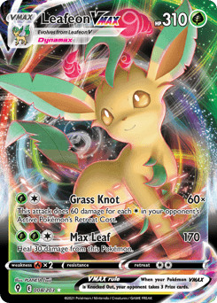 Leafeon VMAX 8/203 — Evolving Skies
