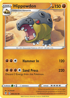 Hippowdon 85/203 — Evolving Skies