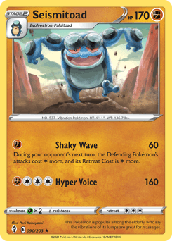 Seismitoad 90/203 — Evolving Skies