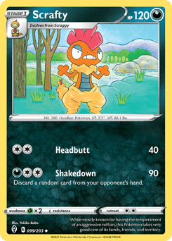 Scrafty 99/203 — Evolving Skies
