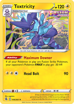 Toxtricity 108/264 — Fusion Strike