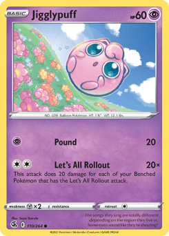 Jigglypuff 110/264 — Fusion Strike
