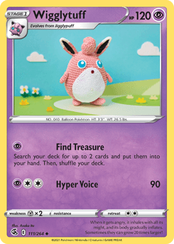 Wigglytuff 111/264 — Fusion Strike