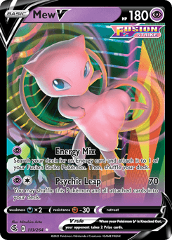 Mew V 113/264 — Fusion Strike