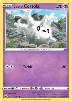Galarian Corsola 117/264 — Fusion Strike