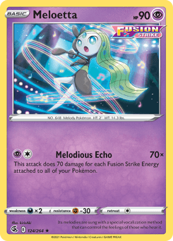 Meloetta 124/264 — Fusion Strike
