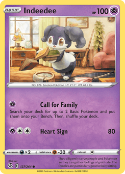 Indeedee 127/264 — Fusion Strike