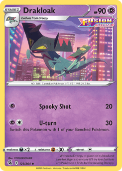 Drakloak 129/264 — Fusion Strike
