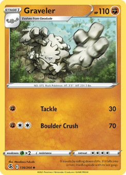 Graveler 136/264 — Fusion Strike
