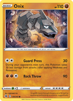 Onix 138/264 — Fusion Strike