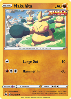 Makuhita 142/264 — Fusion Strike
