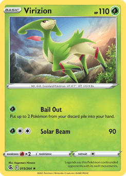 Virizion 15/264 — Fusion Strike