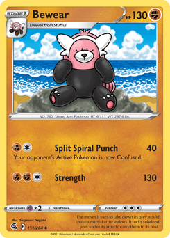 Bewear 151/264 — Fusion Strike