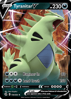 Tyranitar V 158/264 — Fusion Strike