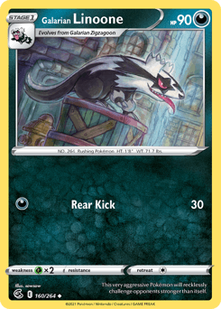 Galarian Linoone 160/264 — Fusion Strike