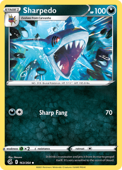 Sharpedo 163/264 — Fusion Strike