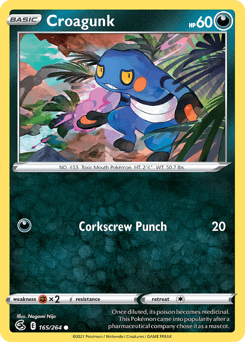 Croagunk 165/264 — Fusion Strike