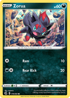 Zorua 170/264 — Fusion Strike