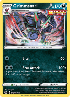 Grimmsnarl 178/264 — Fusion Strike