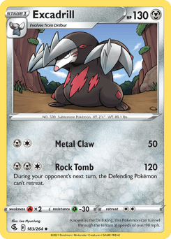 Excadrill 183/264 — Fusion Strike