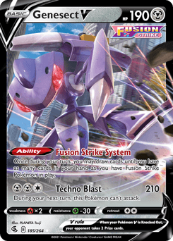 Genesect V 185/264 — Fusion Strike