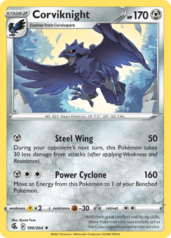 Corviknight 190/264 — Fusion Strike